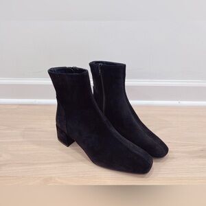 Aquatalia Loretta Weatherproof Suede Bootie Size 8 NWT Made in Italy